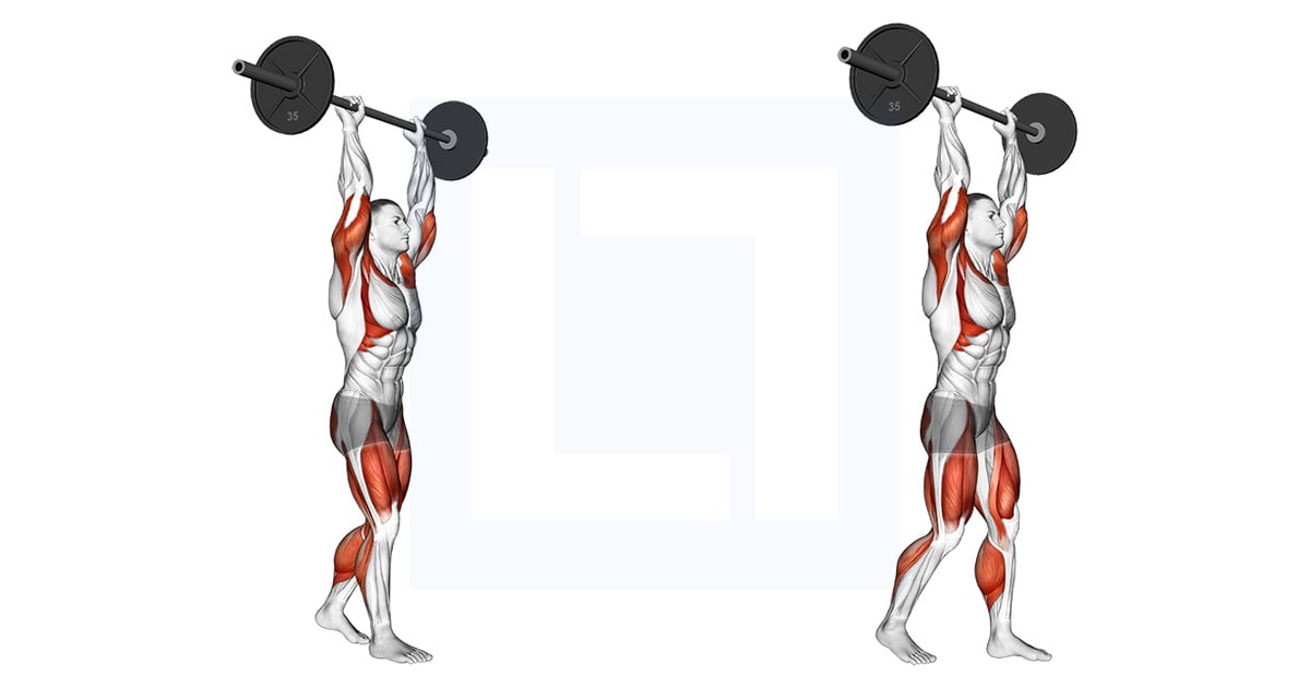 Barbell Overhead Carry